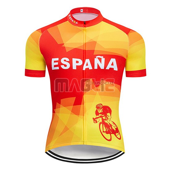 Maglia Spagna Manica Corta 2019 Rosso Giallo - Clicca l'immagine per chiudere